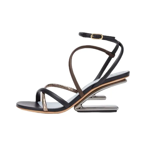 FENDI First One Ремень Сандалии Женские Коричневый