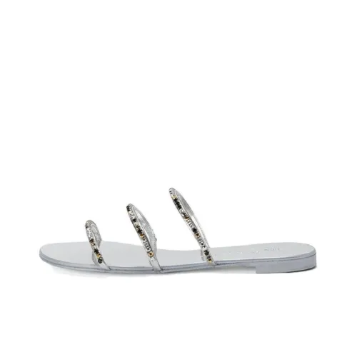 Giuseppe Zanotti GZ Слипоны Женские Серебряные