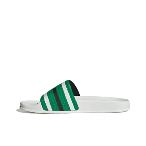 adidas Adilette Слипоны Зеленый Белый Черный Унисекс