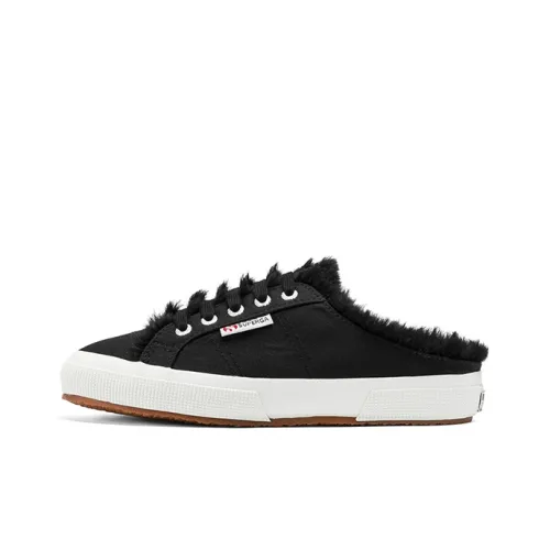 SUPERGA Слипоны Черные Женские