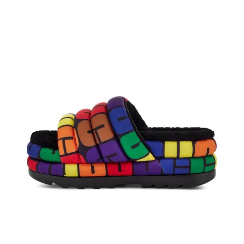 UGG Стильные Сандалии Женские Черные Многоцветные