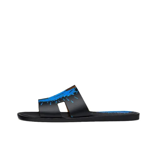 HERMES Стильный Sandal Men's Electric Blue