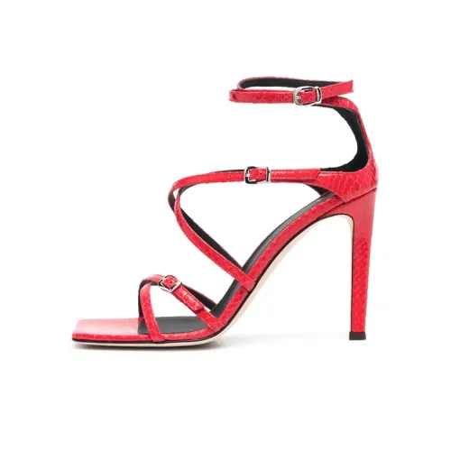 Giuseppe Zanotti GZ One Ремень Сандалии Женские Красные