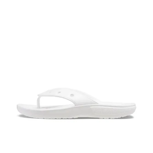 Crocs Classic Flip Повседневные Тапочки Унисекс Белые