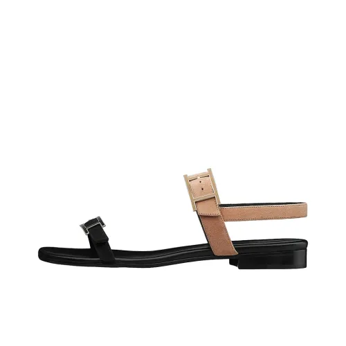 HERMES One Ремень Сандалии Женские Черный