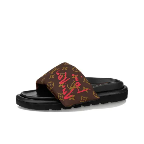 LOUIS VUITTON Pool Pillow Comfort Слипоны Женские Коричневый