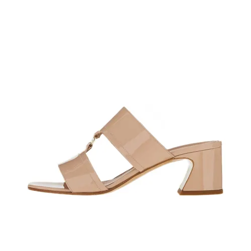 Ferragamo Vara Слипоны Женские Розовые