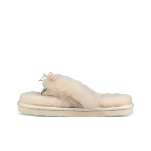 UGG Fluff Flip Flop Lll Стильные Сандалии Женские Естественные