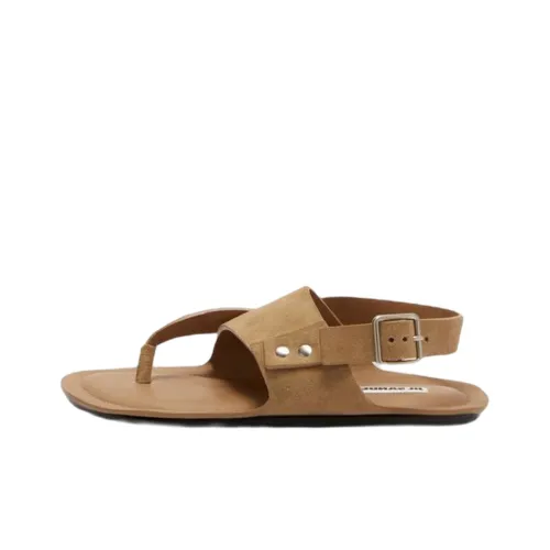 JIL SANDER One Ремешок Сандалии Мужские Нюдовые