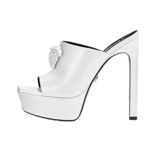 VERSACE Слипоны Женские Белые
