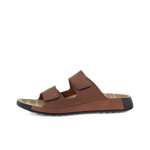Ecco Cozmo Резиновая подошва Слипоны Мужской Коричневый
