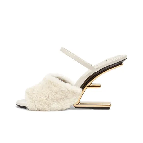 Fendi First Слипоны Женские Белые