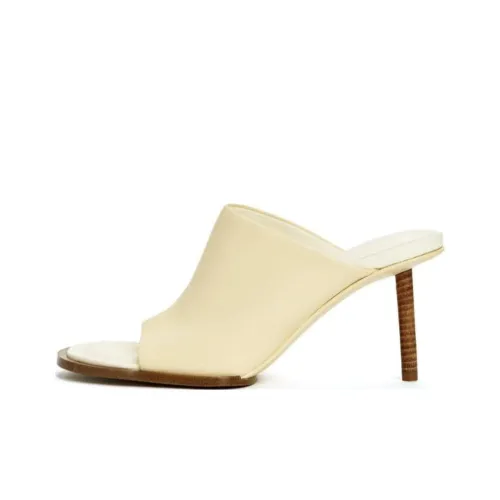 Jacquemus Слипоны Бежевые Женские