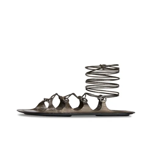 THE ROW One Ремень Сандалии Женские Серебряные