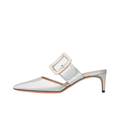 BALLY Домашние тапочки Женские Серебряные