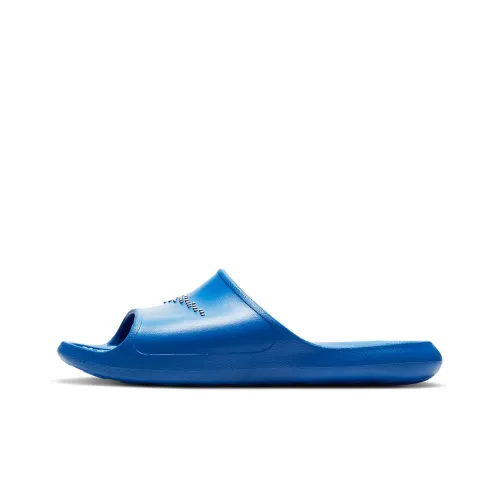 Nike Victori One Резиновая подошва Slip-resistant Слипоны Унисекс Синий Белый