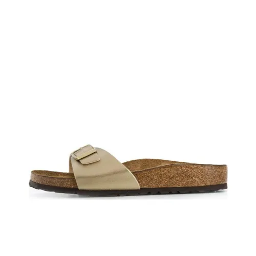 Birkenstock Резиновая подошва Слипоны Женские Золотые