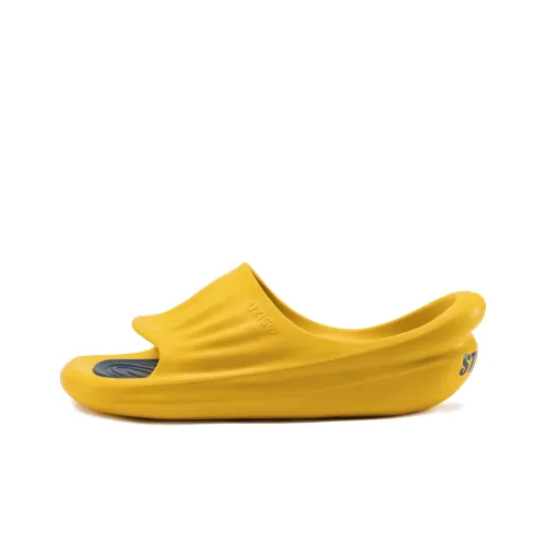 Коллекция UZIS Valentine's Day THE STEP Тихий Аbrasion Resistant Слипоны Унисекс Солнечно-желтый