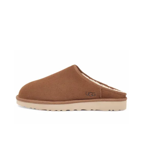 UGG Резиновая подошва противоскользящие домашние тапочки мужской каштановый