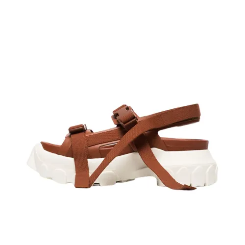RICK OWENS совместный бренд RO Пляжные сандалии Женские Коричневый