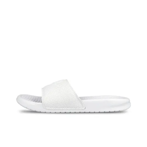 Nike Benassi JDI Слайды с резиновым покрытием Мужские Белые