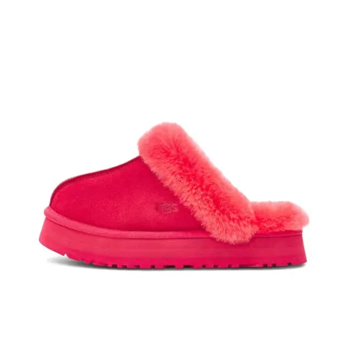 UGG Disquette Мода Тапочки Женские Hibiscus Розовый