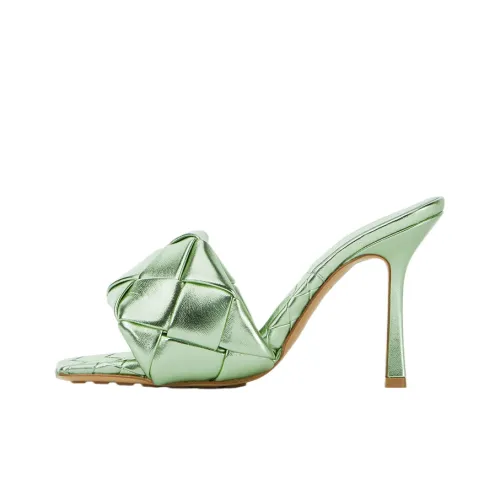 Bottega Veneta Lido Слипоны Женские Зеленые