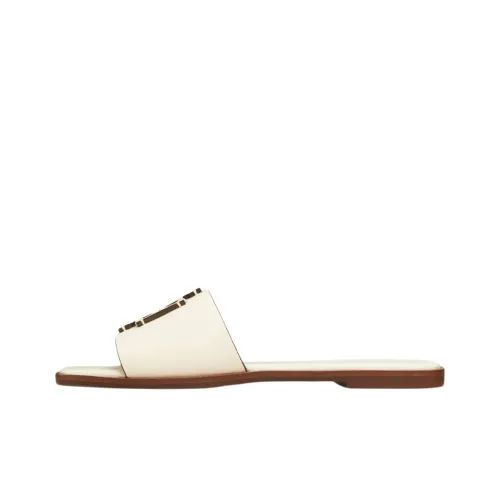 Tory Burch Шлепанцы Женские Айвори Белый