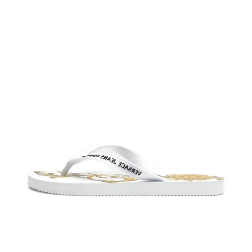 VERSACE Резина Sole Quick-Dry Flip-Flops Женские Желтые