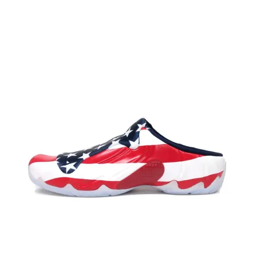 nike Slip-resistant Abrasion-resistant Слипоны Мужской Синий Белый Красный