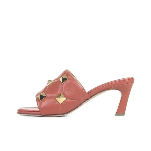 Valentino Roman Stud Слипоны Женские Red