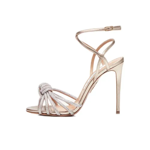 AQUAZZURA Celeste One Ремешок Сандалии Женские Золотые