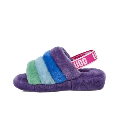 UGG FLUFF YEAH Slide Стильный Сандалии Женские Радужный