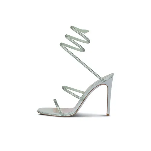 RENE CAOVILLA Cleo One Ремешок Сандалии Женские Синий Зеленый