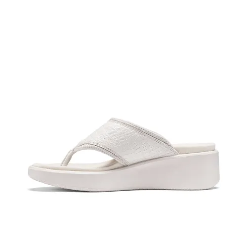 Ecco Мягкий Flow Коллекция Тапочки Женские Белые