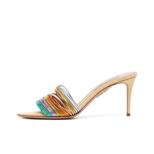 AQUAZZURA Слипоны Бежевые Женские