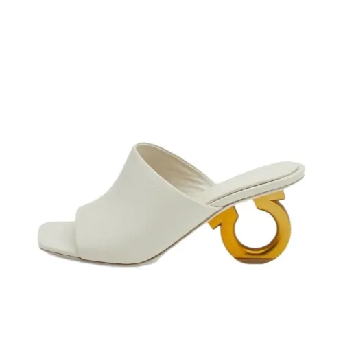 Ferragamo Шлепанцы Женские Белые