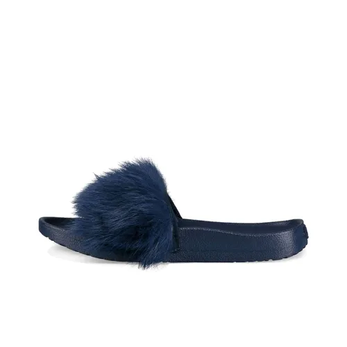 UGG Резина Слипоны Женские Морской Синий