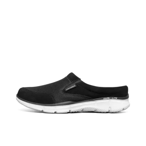 Skechers Equalizer 1,0 Нет Особенный Эффект Домашние тапочки Мужской Черный