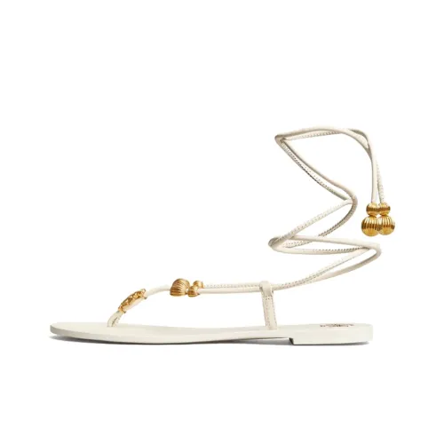 TORY BURCH Capri One Strap Sandals Women's Ivory