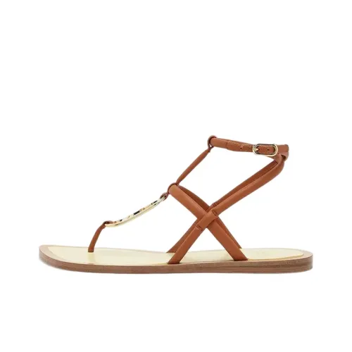 FENDI One Ремень Сандалии Женские Коричневый