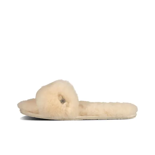 UGG FLUFF SLIDE Стильные Сандалии Женские Естественные