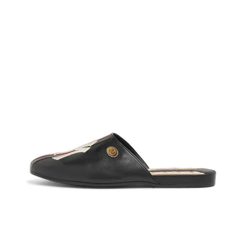 NY Yankees x GUCCI Стильные Сандалии Мужские Черные