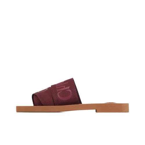 Chloe Woody Слипоны Женские Фиолетовые