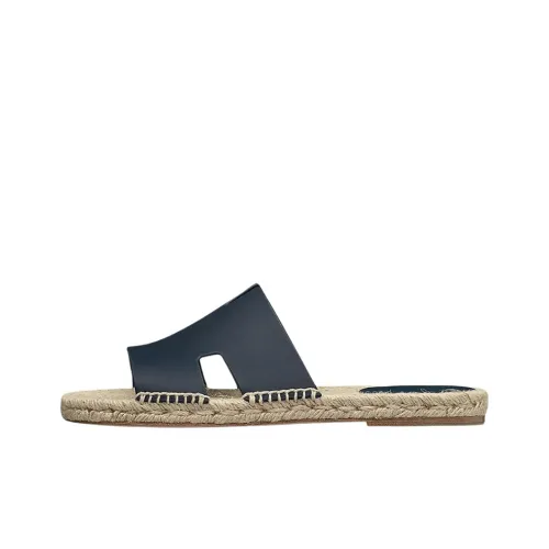 HERMES Слипоны Мужской Темно-синий