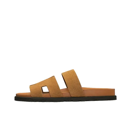 HERMES Ankara Слипоны Мужской Коричневый