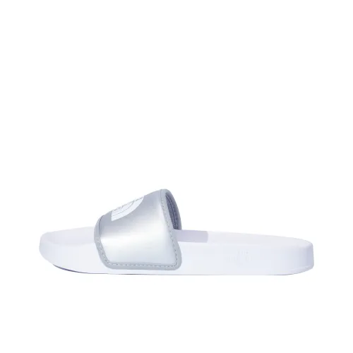 THE NORTH FACE Base Camp Slide 3 Пенная подошва EVA Устойчивая к истиранию Повседневные тапочки Женские Серебряный Белый