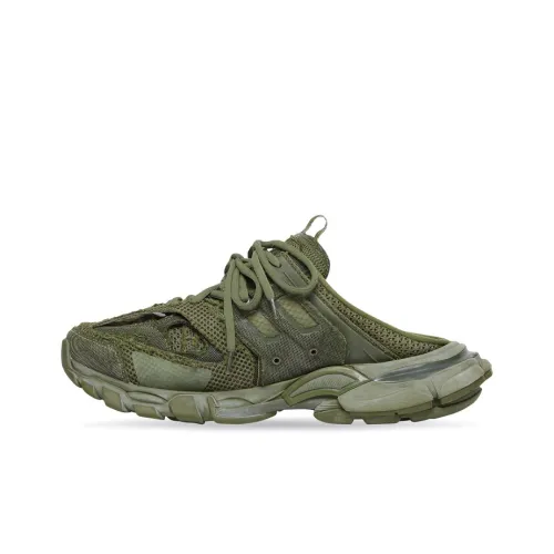 Balenciaga Track 1,0 Домашние тапочки Мужские Темно-зеленые