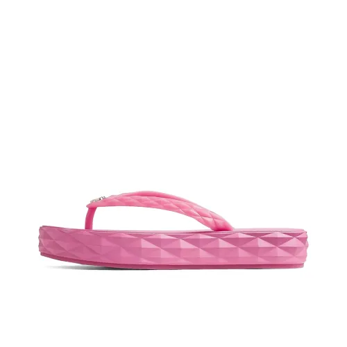 Jimmy Choo Diamond Flip Flops Women's Pink
