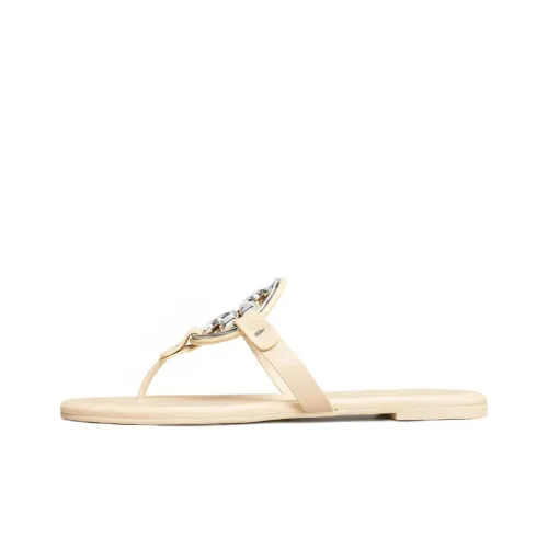 TORY BURCH Miller Stylish Sandals Women's Cream White